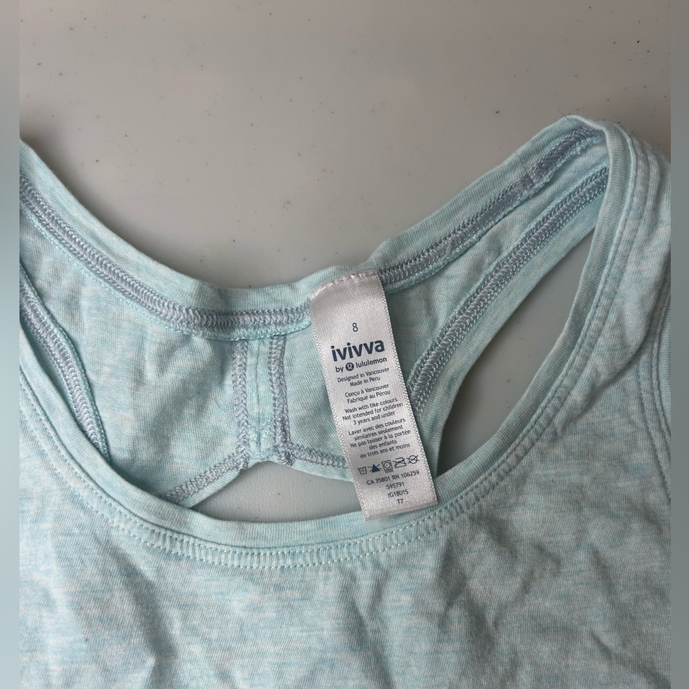 3/$30 Ivivva By Lululemon Happy Livin’ Tank Size‎ 8 - Picture 2 of 3